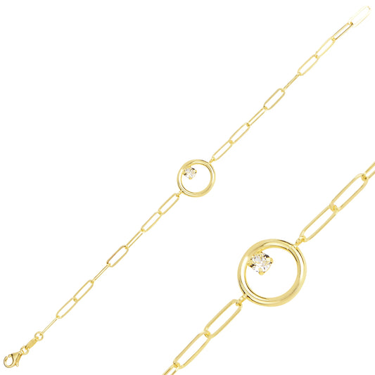 Eclipse Chain Gold Bracelet